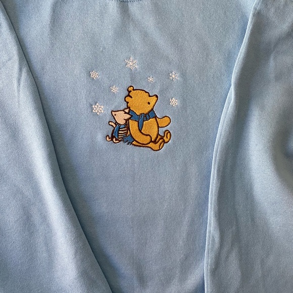 Winnie the Pooh Winter Embroidered Sweatshirt - Picture 2 of 4